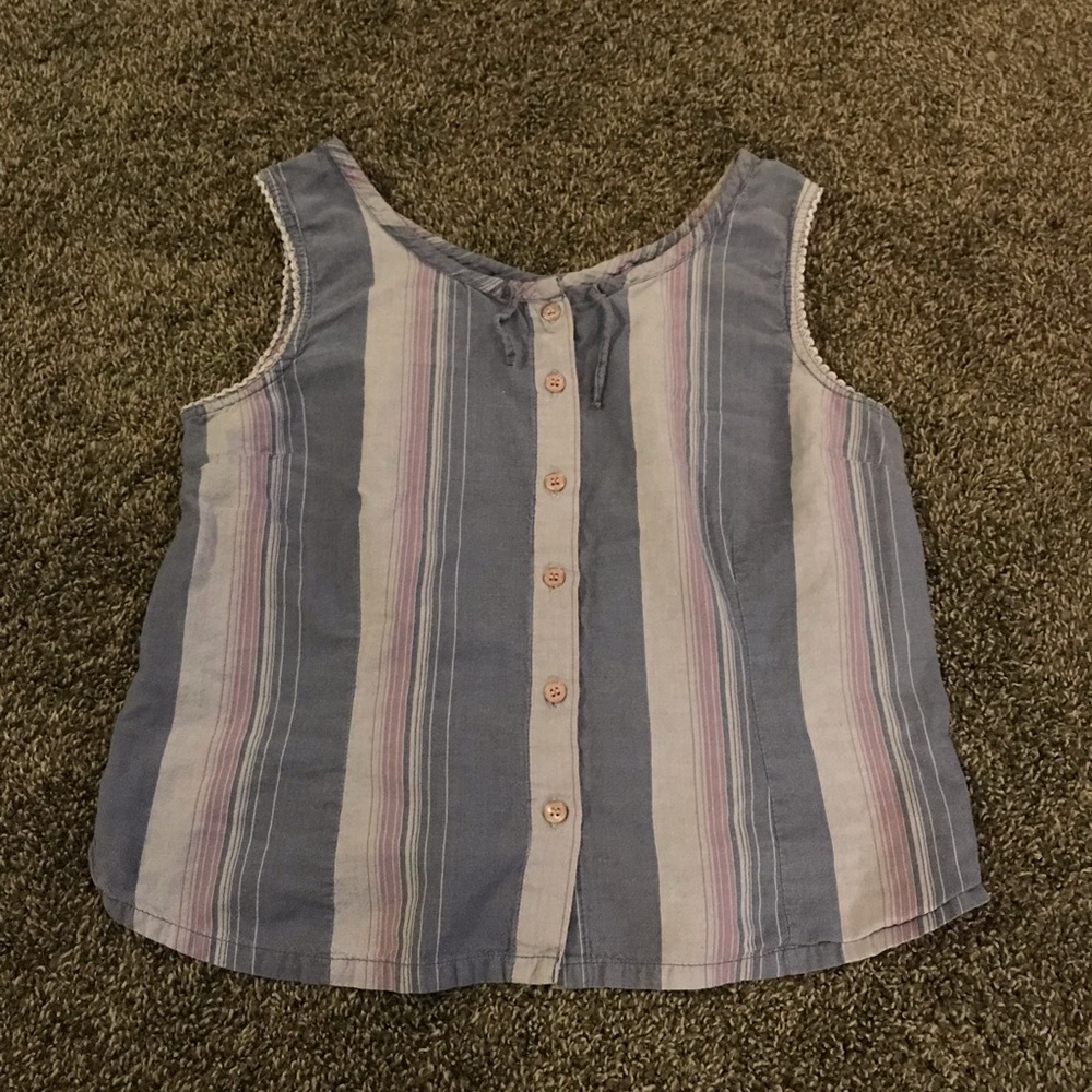 Vintage Bill Blass Button Down Shirt Tank